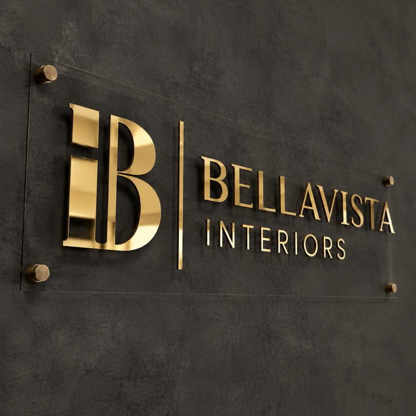 Custom Gold Mirror Sign